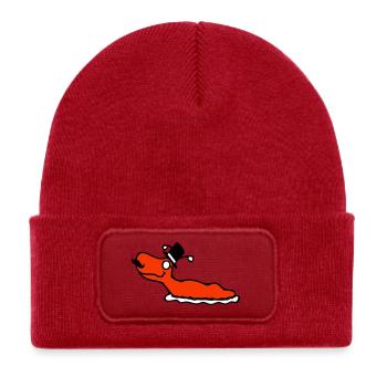 M. Escargot Sir Cylindre Monocle Riche Riche - Bonnet enfant en polyester recyclé avec patch - rouge classique - Devant