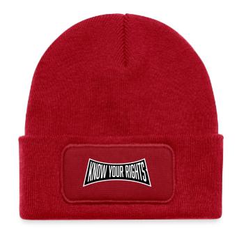 Know Your Rights Activism Justice Freedom - Kids' Recycled Patch Beanie - classic red - Front