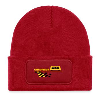 Taxi driver - Kids' Recycled Patch Beanie - classic red - Front