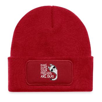 Make Sure Your Friends Are Okay Llama Sunglasses - Kids' Recycled Patch Beanie - classic red - Front
