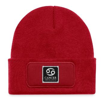 Zodiac sign Cancer - Kids' Recycled Patch Beanie - classic red - Front