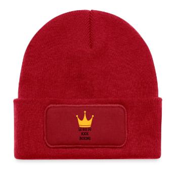 Kickboxing / Kickboxer / Kick Boxing / Kick Boxer - Kids' Recycled Patch Beanie - classic red - Front