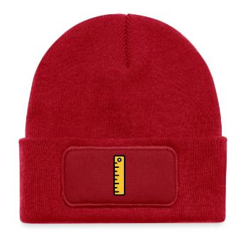 Scale Ruler Tool Office - Kids' Recycled Patch Beanie - classic red - Front