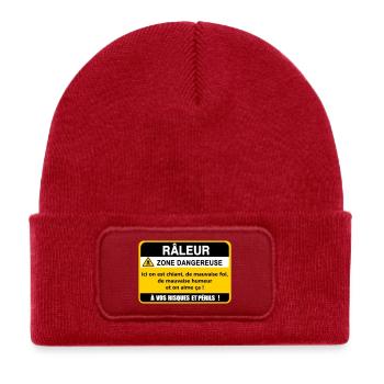 Complaining Danger Zone - Kids' Recycled Patch Beanie - classic red - Front