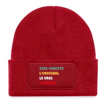 Sidecar Operator Original Das wahre Einzigartige - Kinder Recycelter Patch Beanie - klassisch Rot - Vorne