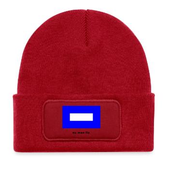 Flag P Blue Peter - Ship Captain Sailing - Kids' Recycled Patch Beanie - classic red - Front