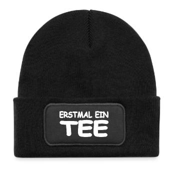 Tea - Kids' Recycled Patch Beanie - black - Front