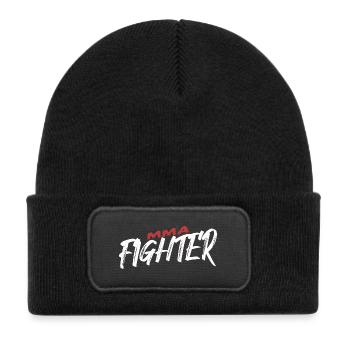 MMA Fighter Power Statement - Kids' Recycled Patch Beanie - black - Front