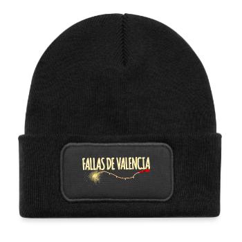 Fallas de Valencia Traca - Kids' Recycled Patch Beanie - black - Front
