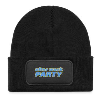AFTER WORK PARTY - Kids' Recycled Patch Beanie - black - Front
