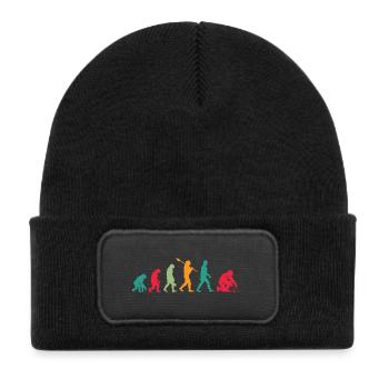Welder Evolution - Kids' Recycled Patch Beanie - black - Front