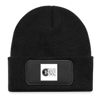 Bitcoin Code - Kinder Recycelter Patch Beanie - Schwarz - Vorne
