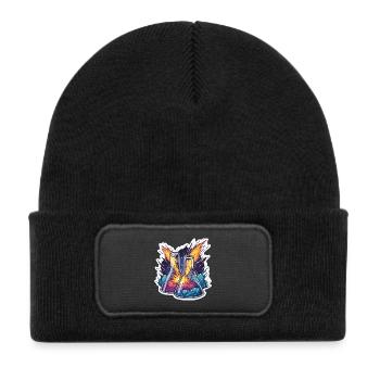 Lab Geek Educational Quadrantid Meteor Shower Expe - Kids' Recycled Patch Beanie - black - Front