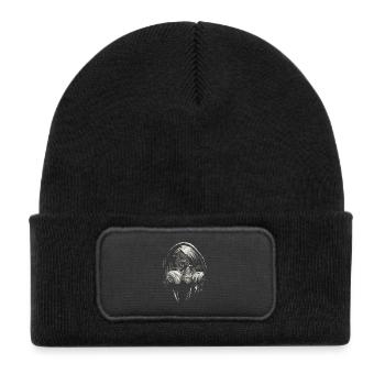 graffiti - Kids' Recycled Patch Beanie - black - Front