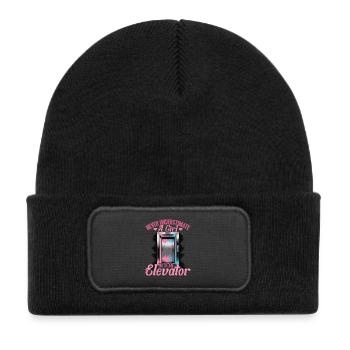 Elevator toddler & kids - Kids' Recycled Patch Beanie - black - Front