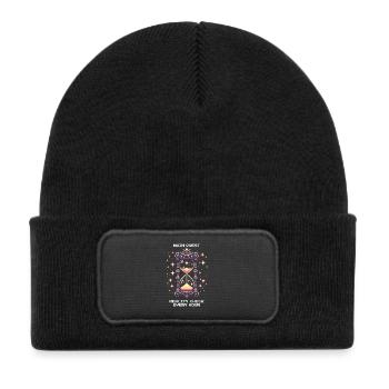Main Quest: Hourly Reality Check | Lucid dream - Kids' Recycled Patch Beanie - black - Front