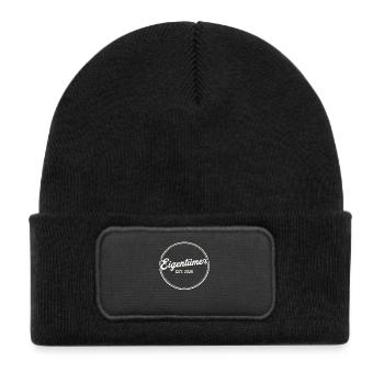 Propriétaire fondé en 2026 – Proud Owner Retro - Bonnet enfant en polyester recyclé avec patch - noir - Devant