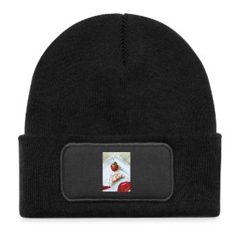 Strawberry Ginger Still Life - Kids' Recycled Patch Beanie - black - Front