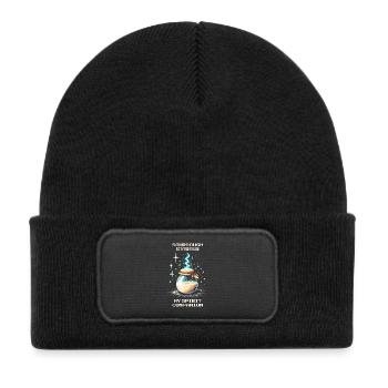 Sourdough: My soul mate | Baking bread - Kids' Recycled Patch Beanie - black - Front