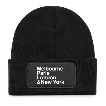 GRAND SLAM Tennis - Kids' Recycled Patch Beanie - black - Front