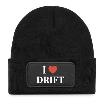 Love of Urban Drift - Kids' Recycled Patch Beanie - black - Front