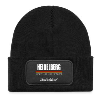 Heidelberg - Kids' Recycled Patch Beanie - black - Front