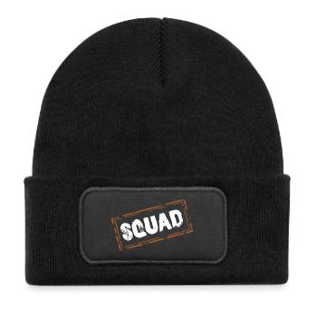 Squad - Kids' Recycled Patch Beanie - black - Front