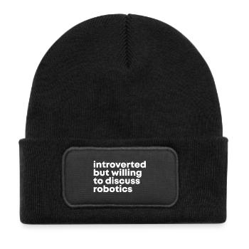 Robotics Robotics Robotics - Kids' Recycled Patch Beanie - black - Front