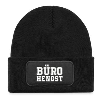 Office Hengst - Kids' Recycled Patch Beanie - black - Front