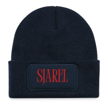 SJAREL. Dialect Shirt - Kids' Recycled Patch Beanie - french navy - Front
