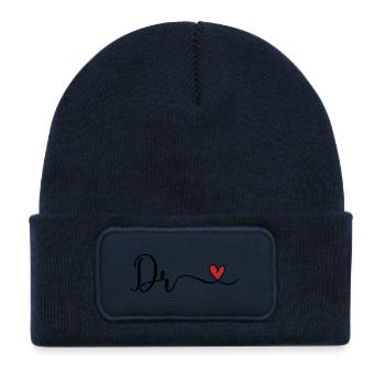 Dr - Kids' Recycled Patch Beanie - french navy - Front