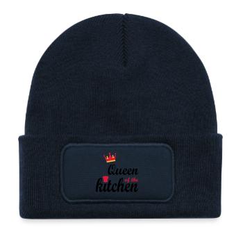 cooking - Kids' Recycled Patch Beanie - french navy - Front