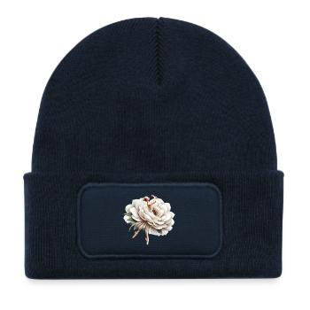 Ballet dancer with tutu - Kids' Recycled Patch Beanie - french navy - Front