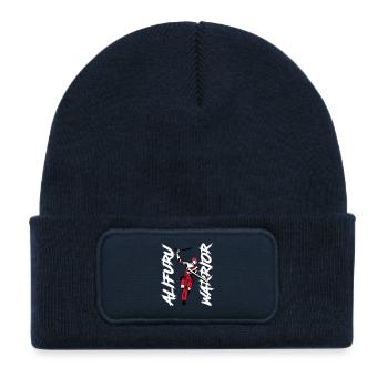 Alifuru Warrior Man - Kids' Recycled Patch Beanie - french navy - Front
