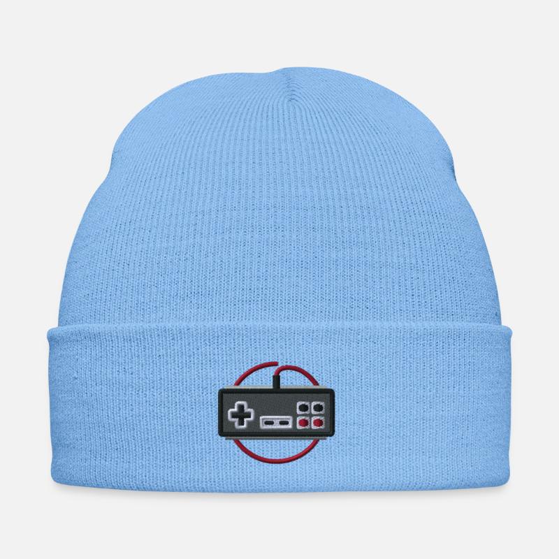 Bestickte Wintermütze