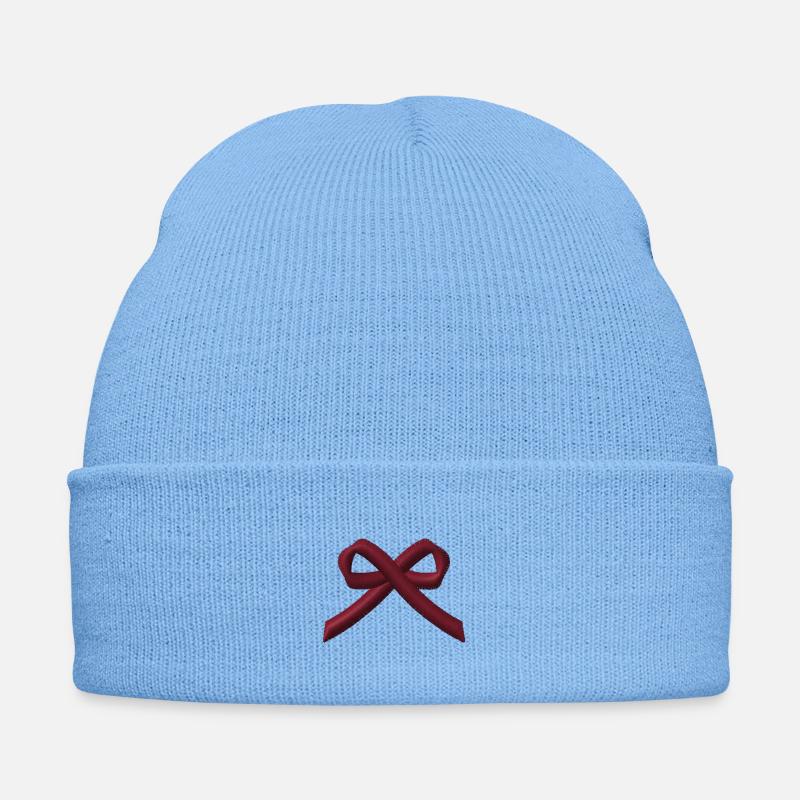 Noeud brodé Bonnet d'hiver personnalisable en broderie