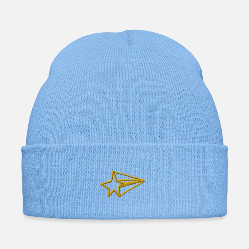 Étoile brodée Bonnet d'hiver personnalisable en broderie