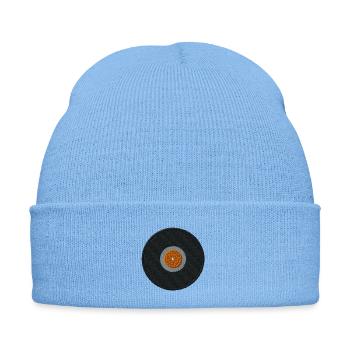 Compact disc - Embroidered Winter Hat - sky blue - Front