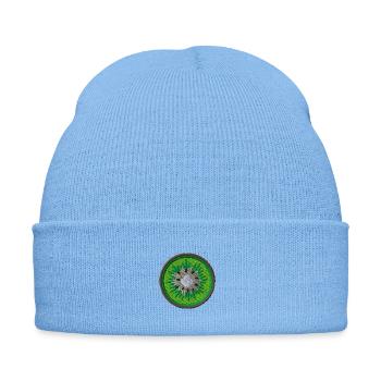 Kiwi embroidered - Embroidered Winter Hat - sky blue - Front