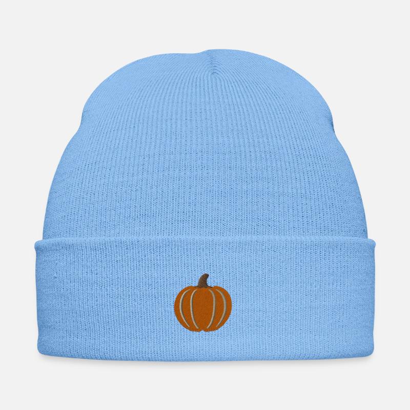 Citrouille brodée Bonnet d'hiver personnalisable en broderie