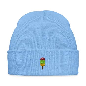 Popsicles - Embroidered Winter Hat - sky blue - Front