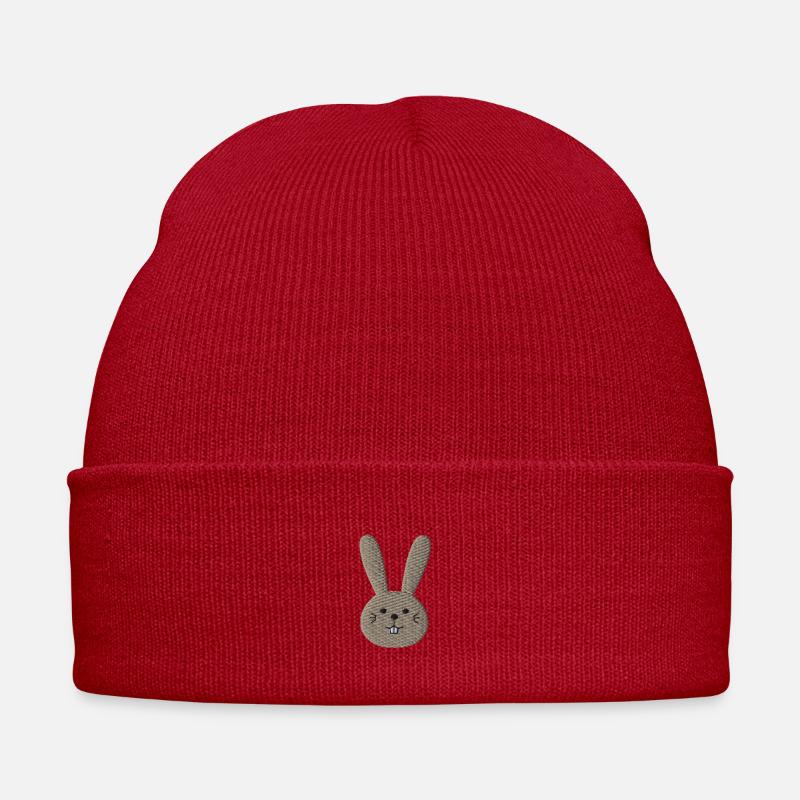 Rabbit Bestickte Wintermütze