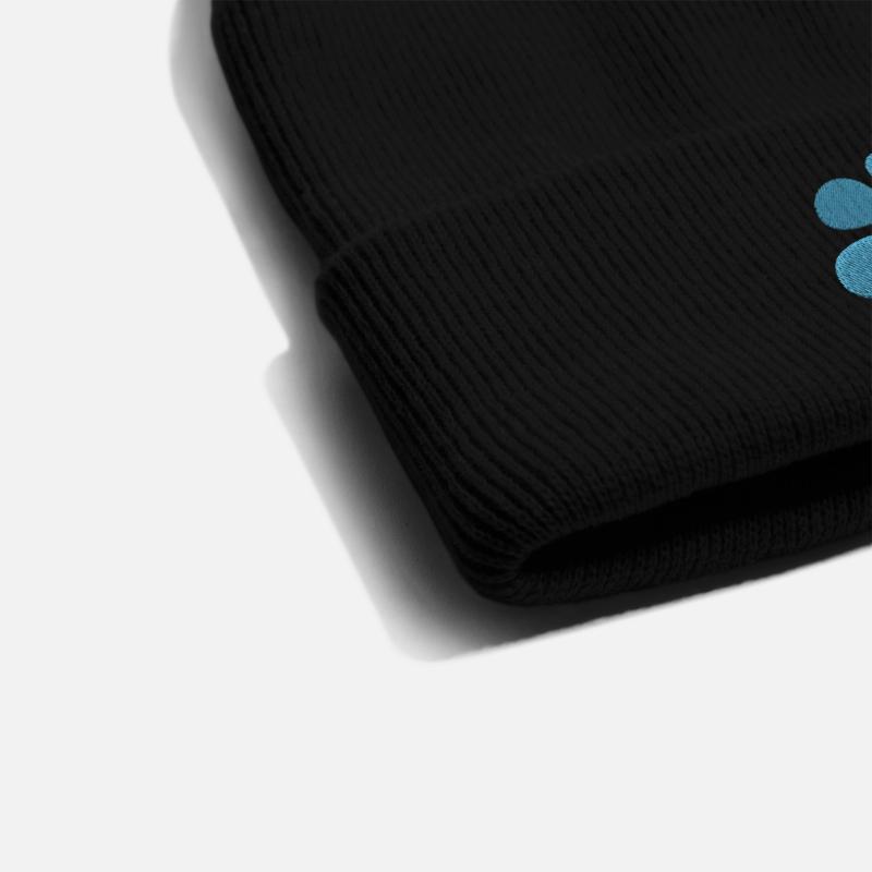 Gänseblümchen bestickt Bestickte Wintermütze