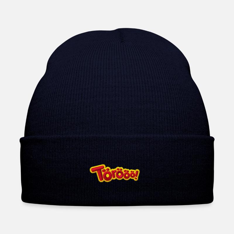 Benjamin Blümchen Törööö Als Stick-Design - Bestickte Wintermütze - Navy