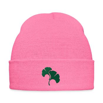 Trèfle - Bonnet d'hiver personnalisable en broderie - rose - Devant