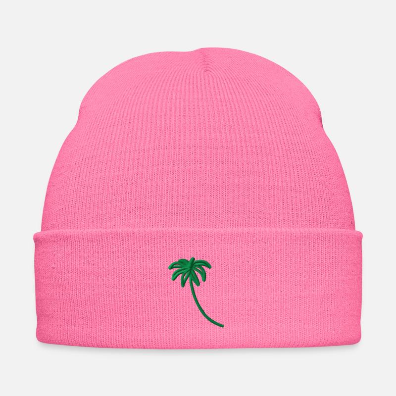 Palmier brodé Bonnet d'hiver personnalisable en broderie
