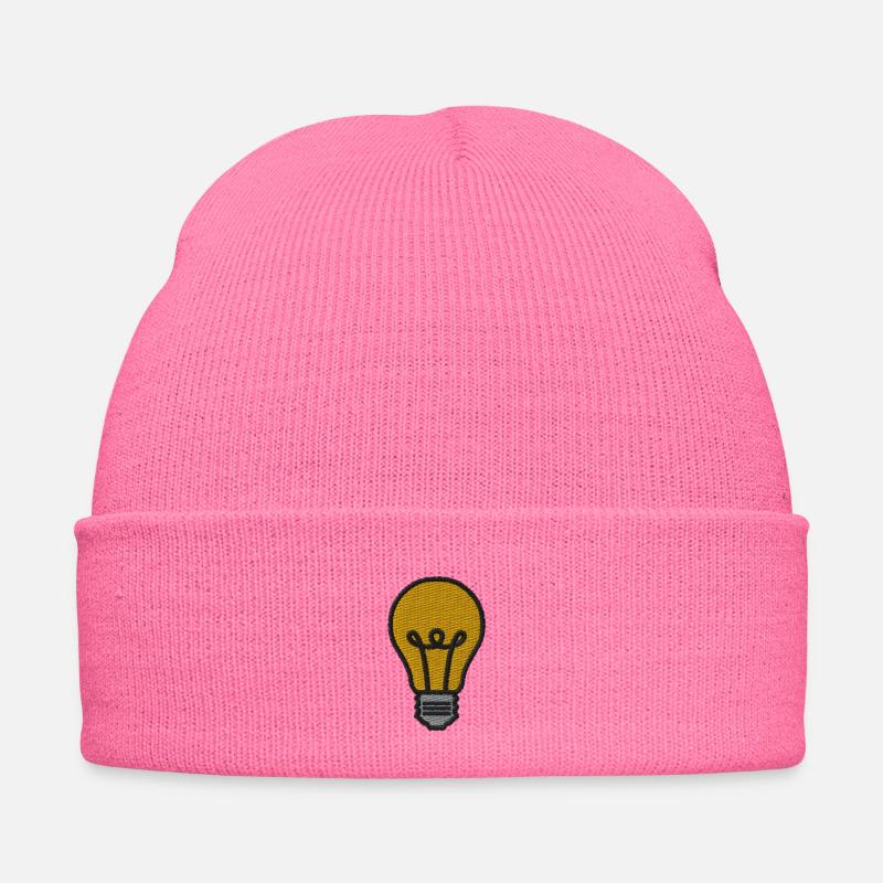 Embroidered light bulb Embroidered Winter Hat