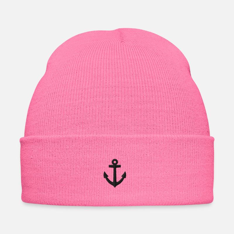 Ancre brodée Bonnet d'hiver personnalisable en broderie