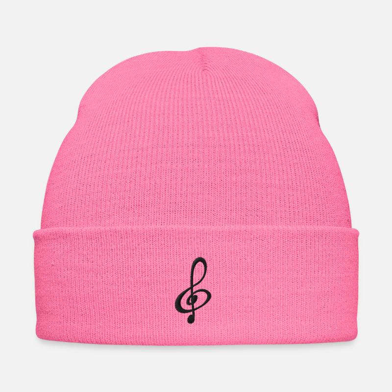 Note bestickt Bestickte Wintermütze