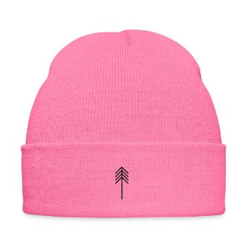 Tree - Bestickte Wintermütze - Pink - Vorne